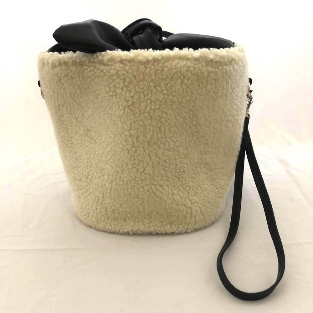 Who What Wear x Target Faux Shearling Bucket Bag